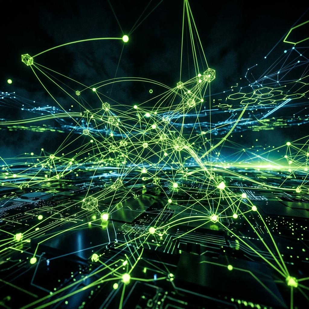 Futuristic AI Background